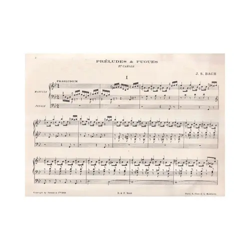 Preludes Et Fugues - Vol.1  (Órgão)