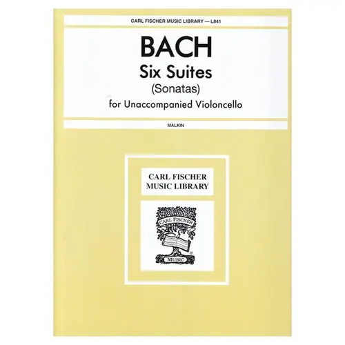 Six Suites (Sonatas)  For Unaccompanied Violocello