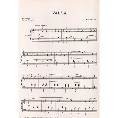 Valsa - Op.50 N.20 para piano