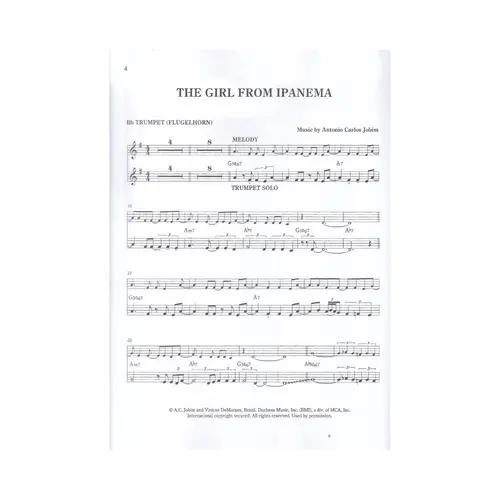 Brazilian Bossa Novas By Jobim  - Alto Sax