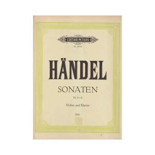 Sonaten (N.4-6)