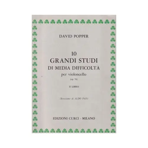 10 Grand Studi Op.76 Di Media Difficoltá Per Violoncello Op.76 Vol.2