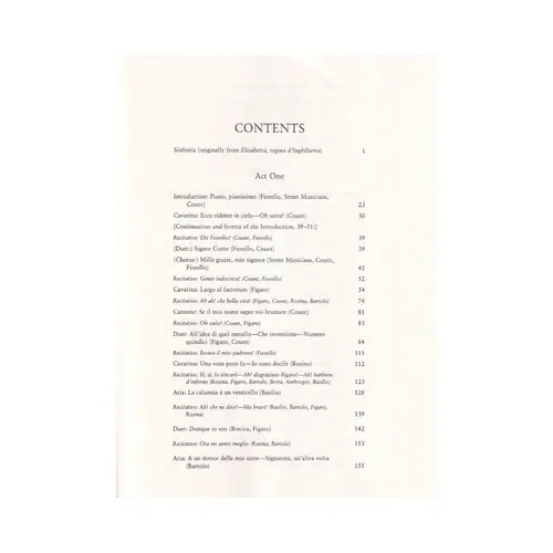 The Barber Of Seville  In Full Score