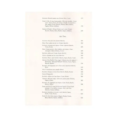 The Barber Of Seville  In Full Score