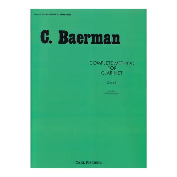 Complete Method For Clarinet - Op.63 - Vol.1 e 2