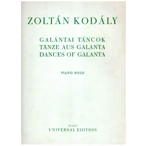 Galantai Tancok (Dances Of Galanta)