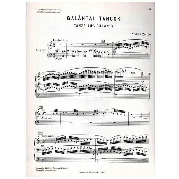 Galantai Tancok (Dances Of Galanta)