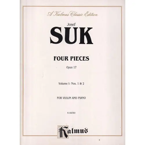 Four Pieces -Op.17-Vol.1 N.1,2