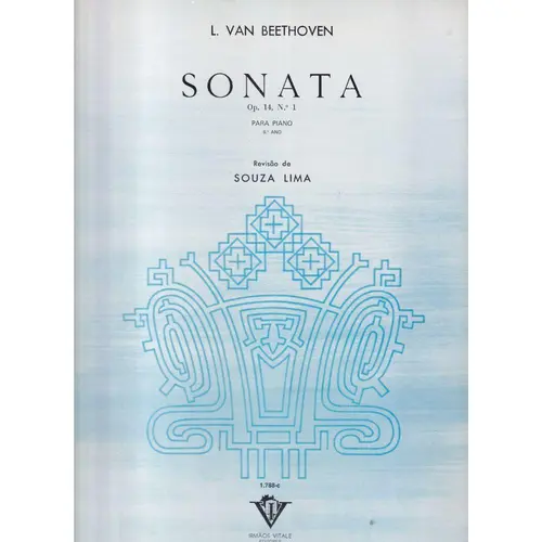 Sonata Op.14 N.1 para piano (Rev. Souza Lima)