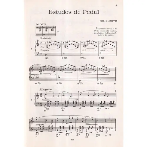 36 Estudos De Pedal
