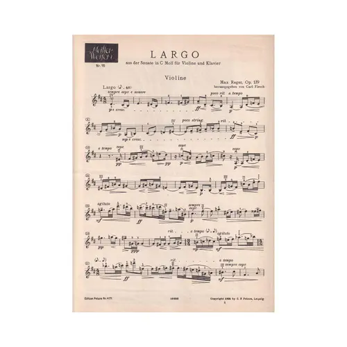 Largo Aus Der Sonate Op.139-C Moll