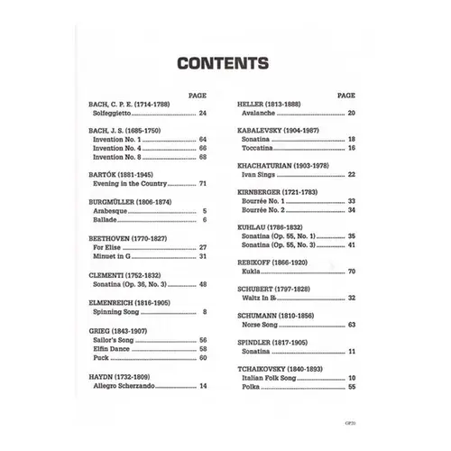 Piano Literature - Vol.3 - Intermediate Grades