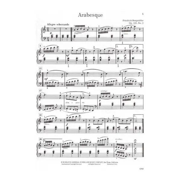 Piano Literature - Vol.3 - Intermediate Grades