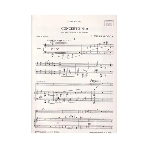 Concerto N.2 Pour Violoncelle Et Orchestre