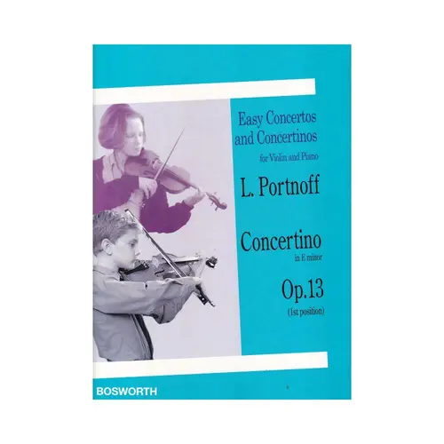 Concertino In E Minor Op.13 - Easy Concertos And Concertinos For Violin And Piano