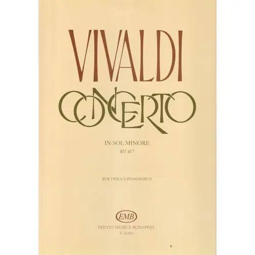 Concerto In Sol Minore Rv 417
