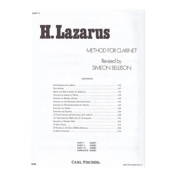 Method For Clarinet - Vol.2
