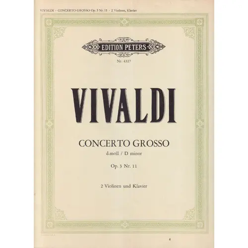 Concerto Grosso D Moll - Op.3 N.11