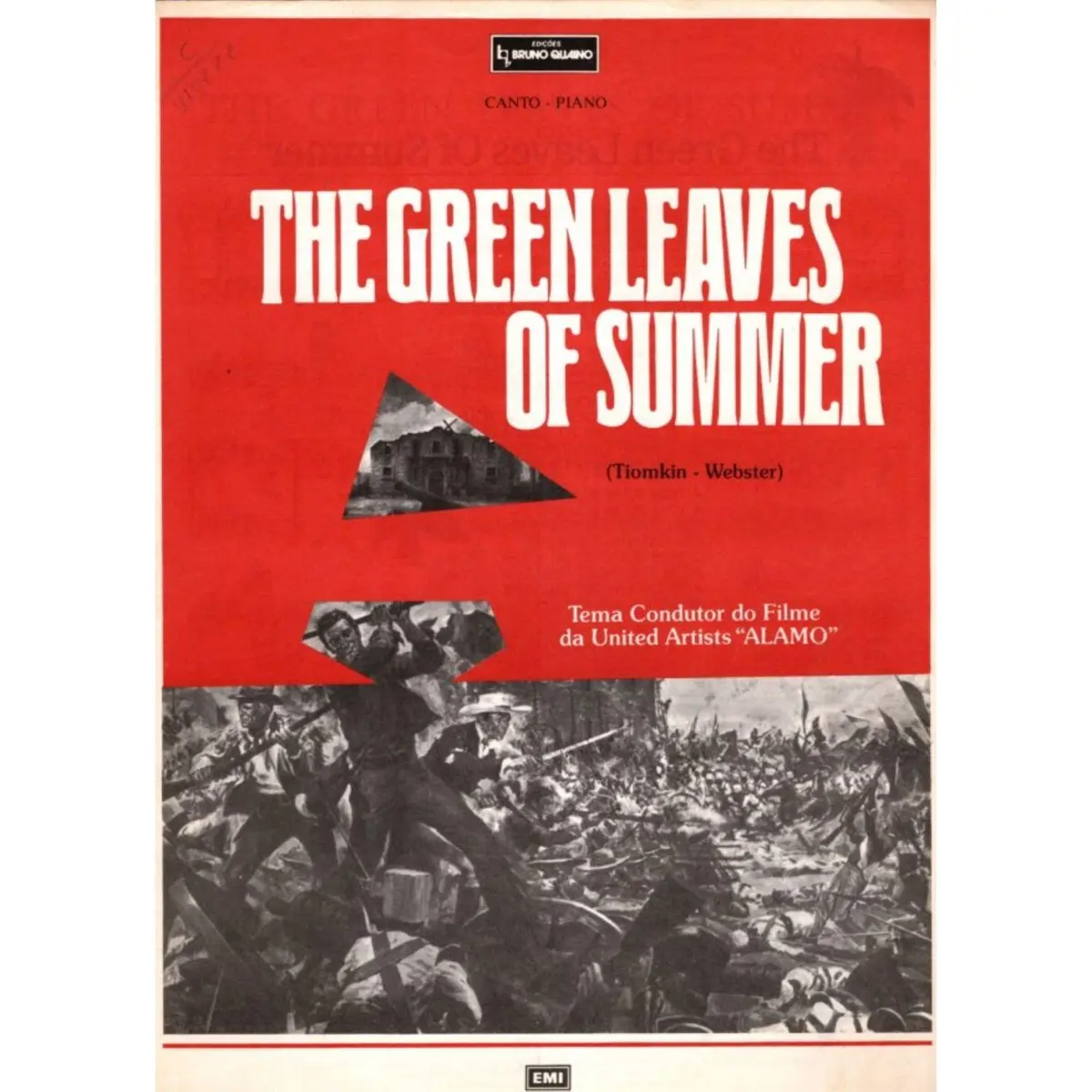 The Green Leaves Of Summer (Cato/Piano) - Exemplar Antigo