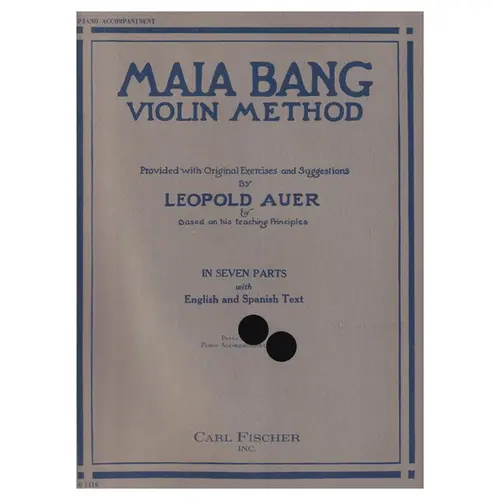 Maia Bang Violin Method - Vol.7 - Piano accompaniments