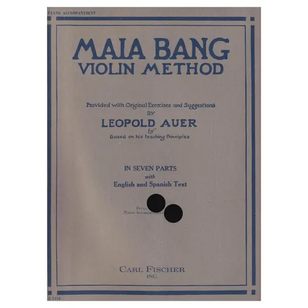 Maia Bang Violin Method - Vol.7 - Piano accompaniments