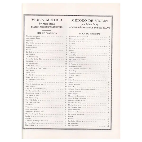 Maia Bang Violin Method - Vol.7 - Piano accompaniments