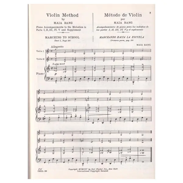 Maia Bang Violin Method - Vol.7 - Piano accompaniments