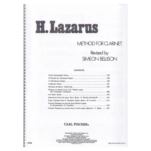 Method For Clarinet - Vol.3