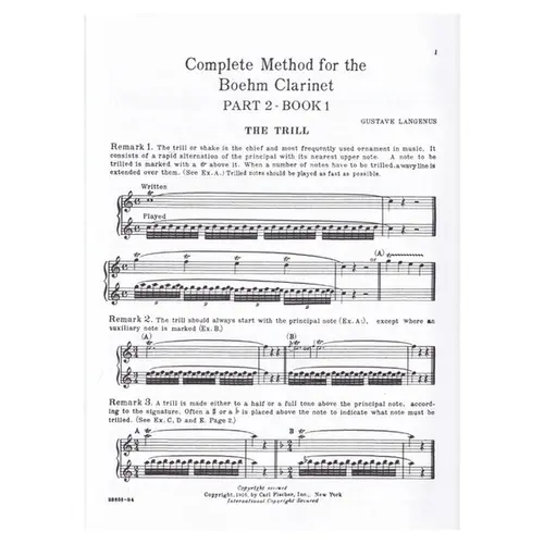 Complete Method For The Clarinet - Vol.2