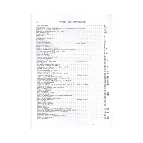 Complete Method For The Clarinet - Vol.1
