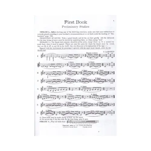 Complete Method For The Clarinet - Vol.1