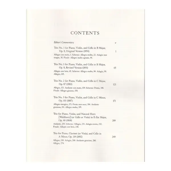 Complete Piano Trios - Op. 8, 87, 101, 40, 114