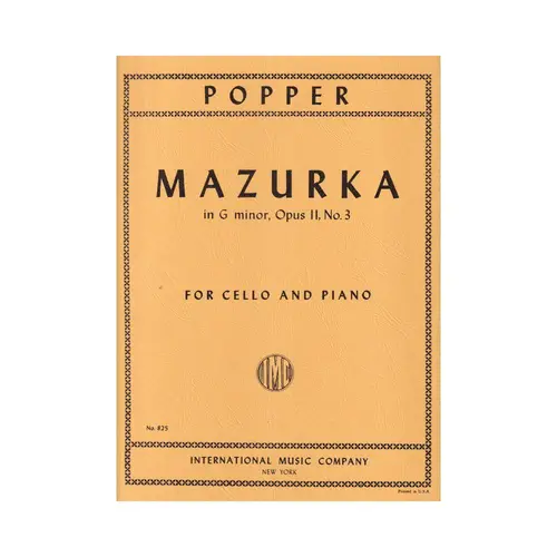 Mazurka In G Minor - Op.11 N.3