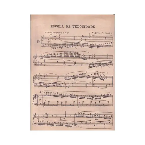 Escola Da Velocidade - Op.61 Vol.2 - edição antiga