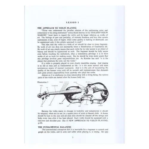 The Twelve Lesson Course In A New Approach To Violin Playing