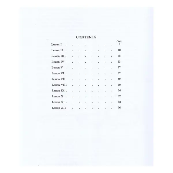 The Twelve Lesson Course In A New Approach To Violin Playing