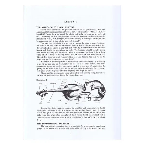 The Twelve Lesson Course In A New Approach To Violin Playing