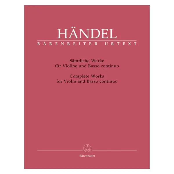 Complete Works For Violin And Basso Continuo Vol.1 (2 Volumes Inseparaveis)