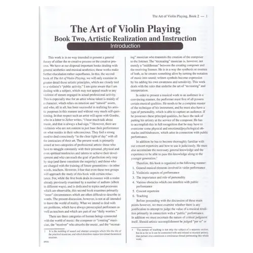 The Art Of Violin Playing - Vol.2