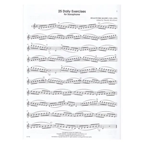 25 Daily Exercises For Saxophone