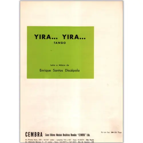 Yyra... Yira... - Tango