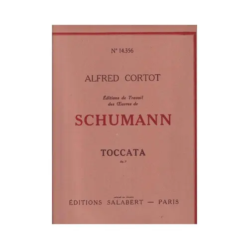 Toccata - Op.7  - Rev. A. Cortot  (Edição Antiga)