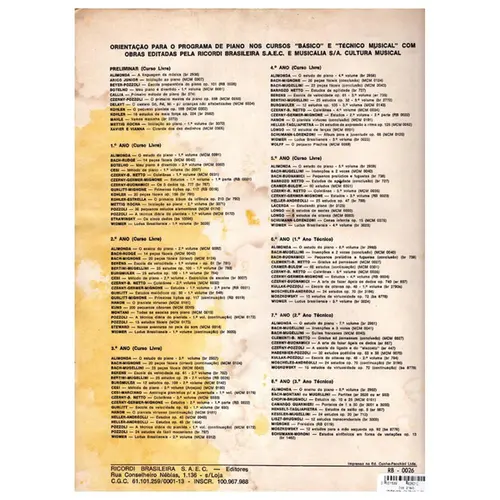 25 Estudos Op.29 Estudos vol. 2  (Mugellini)