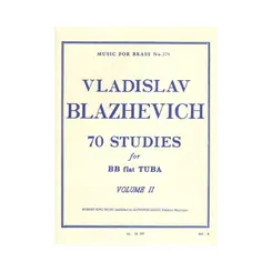 70 Studies For Bb Flat Tuba - Vol.2