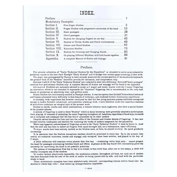 Daily Technical Studies For Piano