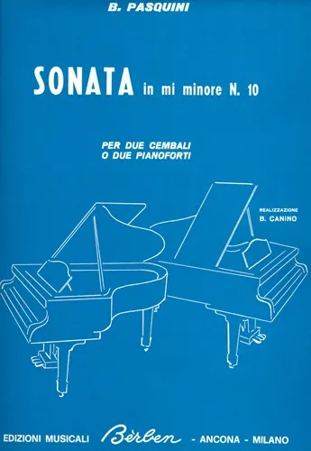 Sonata in mi minore n.10 per due cembali o due pianoforti