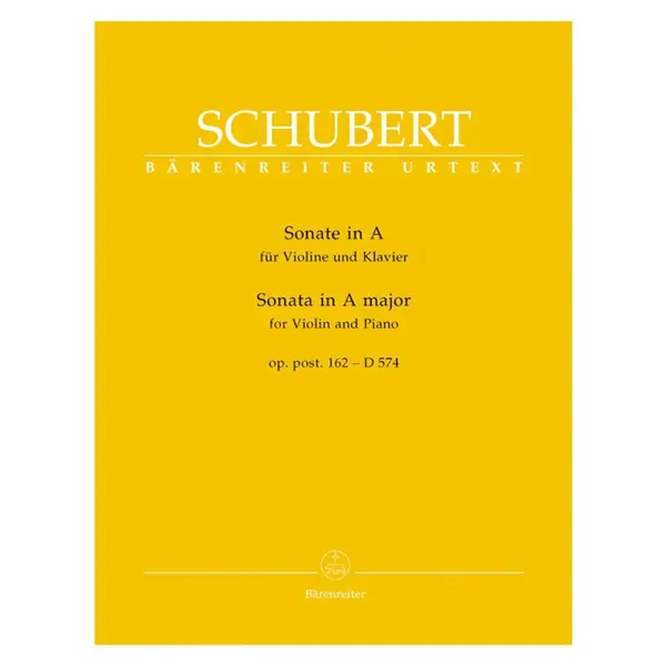 Sonata In A Major For Violin And Piano Op.Post.162 -D 574