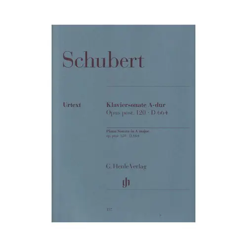 Klaviersonate A Dur - Op.120 Posth. D 664 - Urtext