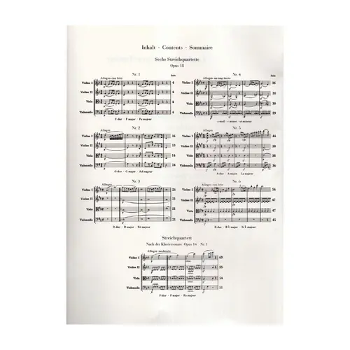 Streichquartette Op.18 E Op.14 N.1