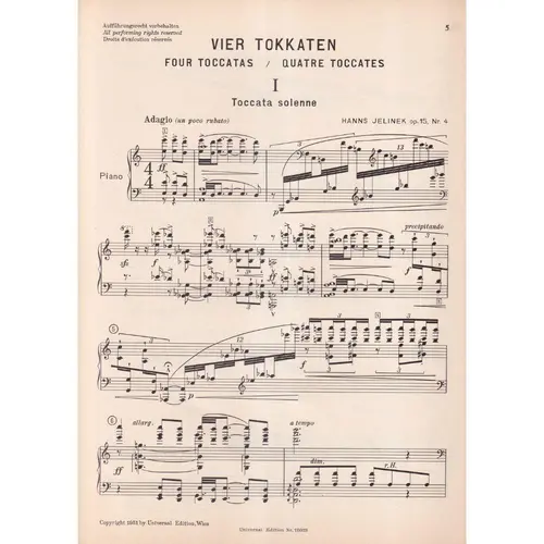 Zwolftonwerk - Op.15 Vol.4  (Edição Antiga)